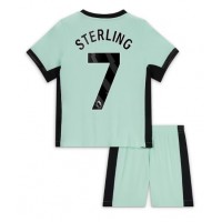 Chelsea Raheem Sterling #7 Rezervni Dres za djecu 2023-24 Kratak Rukav (+ Kratke hlače)